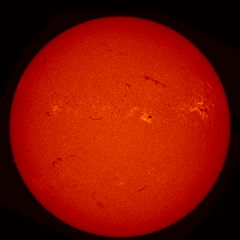 Image of Sun's chromosphere