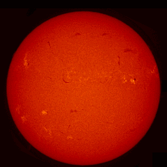 Image of Sun's chromosphere