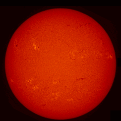 Image of Sun's chromosphere