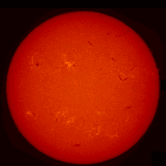 Image of Sun's chromosphere