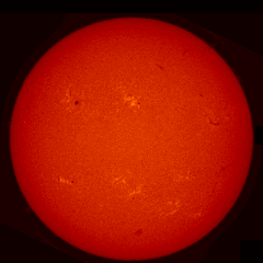 Image of Sun's chromosphere