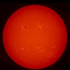 Image of Sun's chromosphere