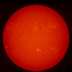 Image of Sun's chromosphere