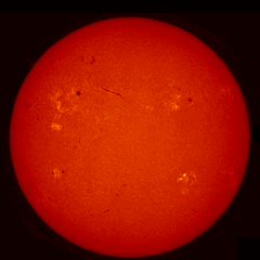 Image of Sun's chromosphere