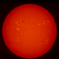 Image of Sun's chromosphere