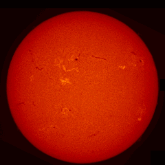 Image of Sun's chromosphere