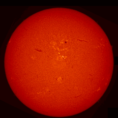 Image of Sun's chromosphere