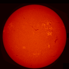 Image of Sun's chromosphere