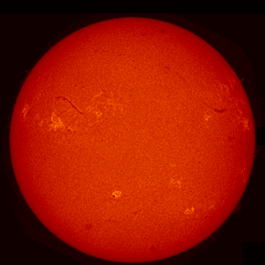 Image of Sun's chromosphere