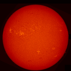 Image of Sun's chromosphere