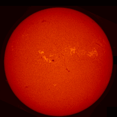 Image of Sun's chromosphere