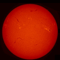 Image of Sun's chromosphere