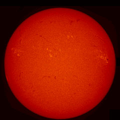 Image of Sun's chromosphere