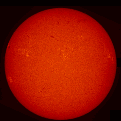 Image of Sun's chromosphere