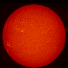 Image of Sun's chromosphere