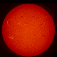 Image of Sun's chromosphere