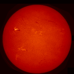 Image of Sun's chromosphere