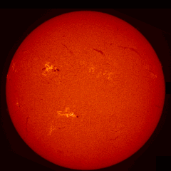 Image of Sun's chromosphere