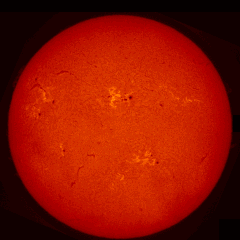 Image of Sun's chromosphere