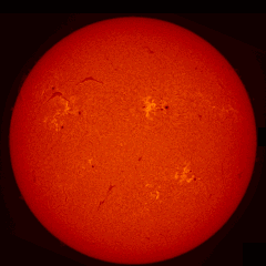 Image of Sun's chromosphere