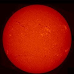 Image of Sun's chromosphere