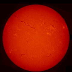 Image of Sun's chromosphere