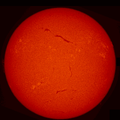 Image of Sun's chromosphere