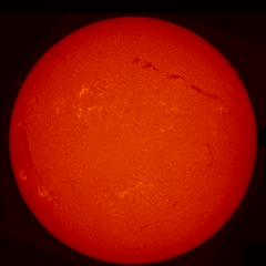 Image of Sun's chromosphere