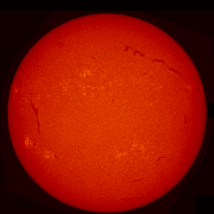 Image of Sun's chromosphere