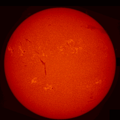 Image of Sun's chromosphere