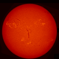 Image of Sun's chromosphere