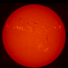 Image of Sun's chromosphere