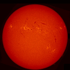 Image of Sun's chromosphere