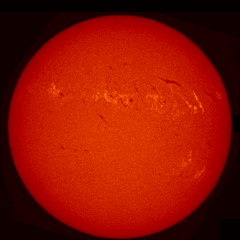 Image of Sun's chromosphere