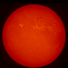 Image of Sun's chromosphere