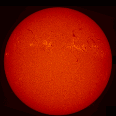 Image of Sun's chromosphere