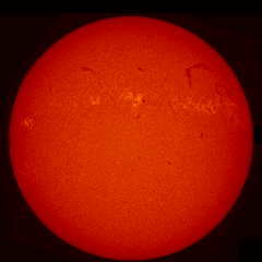 Image of Sun's chromosphere