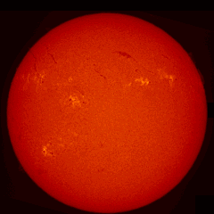 Image of Sun's chromosphere