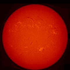 Image of Sun's chromosphere