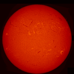 Image of Sun's chromosphere