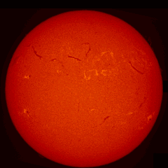 Image of Sun's chromosphere