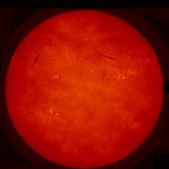 Image of Sun's chromosphere