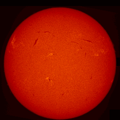 Image of Sun's chromosphere