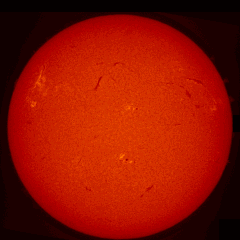 Image of Sun's chromosphere