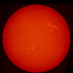 Image of Sun's chromosphere