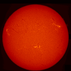 Image of Sun's chromosphere