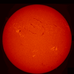 Image of Sun's chromosphere