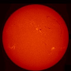 Image of Sun's chromosphere