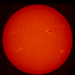 Image of Sun's chromosphere