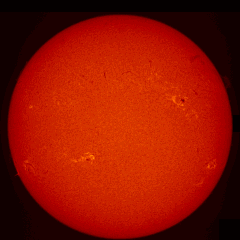 Image of Sun's chromosphere